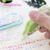 Spain kawaii cute stationery products children school supplies clear  color plastic cheap correction tape big 10m