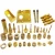 Import Special Customized Metal Brass Machining Mini Automatic Auto Lathe Spare Parts Lathe Machining from China