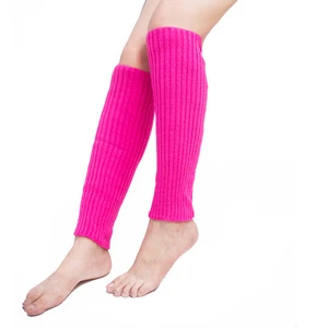 Sport Dancing Ladies Boutique Solid Color Plain Super Soft Knit Leg Warmers