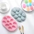 Import Spot 10 Easter Eggs Halloween Gift Silicone Cake Mold DIY Baking Mold Handmade Soap Mold from China