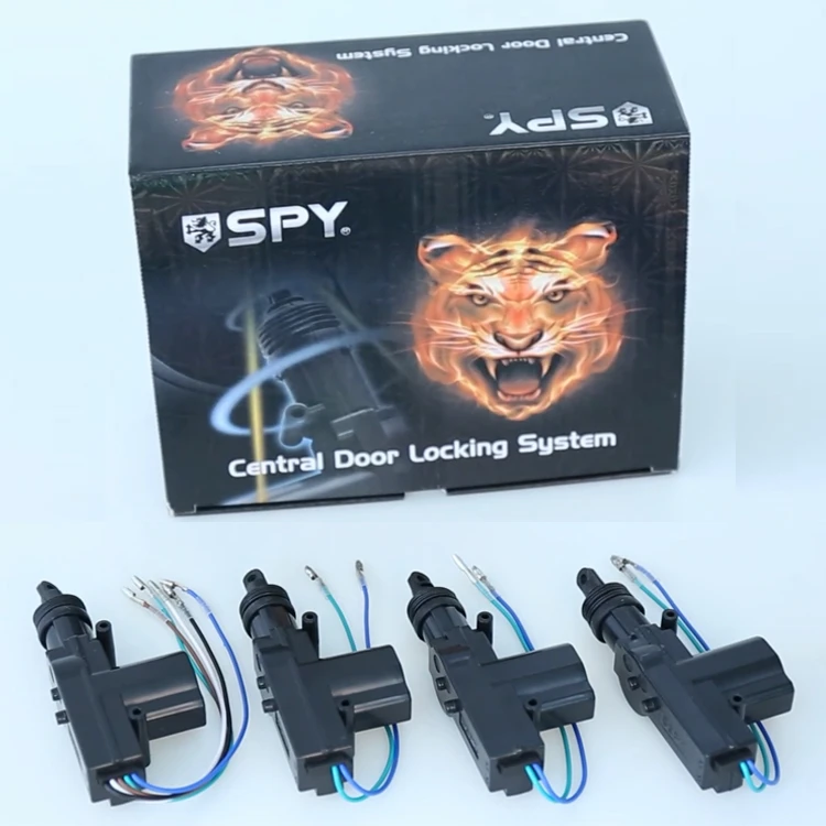 SPY car central door locking system universal remote control 360 degree actuator 1 master 3