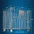 Import Stackable Storage Cages Heavy-duty Electric Galvanized Metal Wire Mesh Container Cage Pallet For Wearhouse Storage from China
