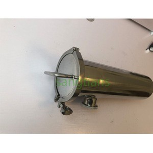 Stainless Steel 316L angle type Hygenic Strainers with clamp ends