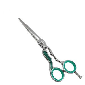 Stainless Steel Barber Scissors Hair Dressing Shears With Finger Rest