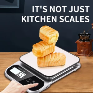 Stainless Steel Digital Kitchen Scale 5kg Electronic Weighing Food Scale