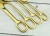 Import Stainless Steel Gold Plated Flatware Set Home Kitchen Hotel Restaurant 4pcs Tableware Cutlery Set from China