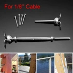 Stainless Steel Jaw & Swage Stud European Type Turnbuckle