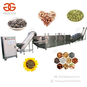 Stainless Steel Roasted Cashew Spice Pumpkin Seeds Soybean Sesame Walnut Processing Line Groundnut Roasting Machine Price