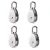 Import Stainless weight lifting pulley block steel single wheel swivel lifting rope pulley from China
