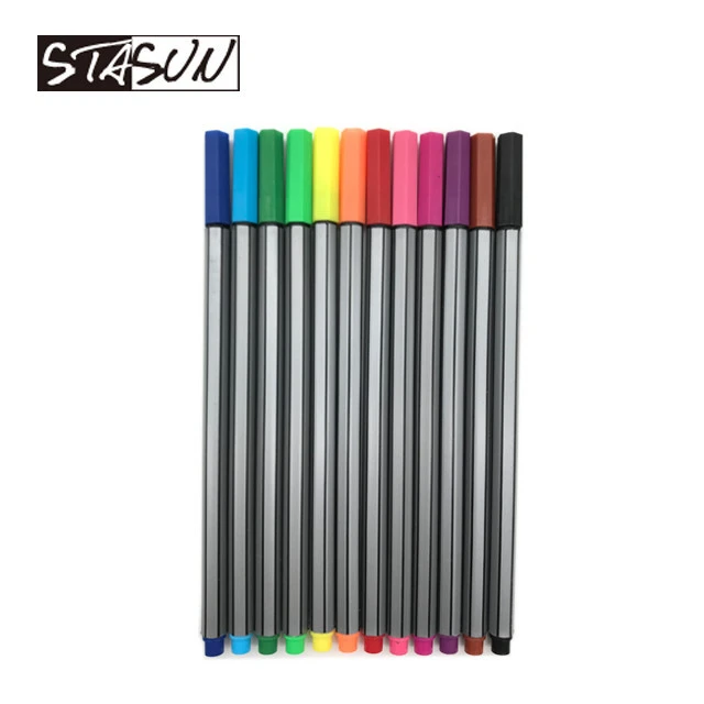 STASUN Kids Adult Porous 0.38 mm Fine Line Drawing Pens Assorted Color Pens