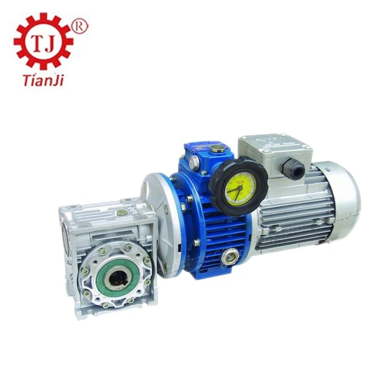 Stepless speed gear variator with motor
