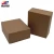 Import Stock supply kraft paper material hard cardboard packaging box with custom sticker from China