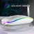 Import Streamline Shape Wireless Mouse Inalambrico Luminous New Trend Business Mouse Optical in Stock from China