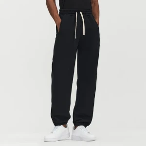 Streetwear Supplier Wholesale Casual Sports Ppadded Sweatpants Mens Straight Leg Drawstring Mens Pants