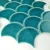 Import Subway Backsplash Aqua Ceramic Glass Pool Mosaic  Tiles from China