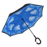 SUNDAY Double Layer Inverted Umbrella Auto Stand Umbrella