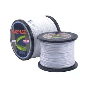 Superior abrasion 16 strand 3mm PE braided fishing line in stock