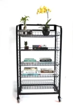 Supermarket Grocery Store Stackable Flooring Hanging Metal Wire Candy Cookie Food Display Stand
