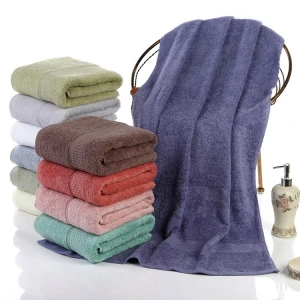Supplier cotton made in india high absorption bath towel