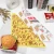 Import Supply printed 40gsm fries paper takeaway burger coated pulp greaseproof burger wrapping paper  15 x 15 inch food grade from China