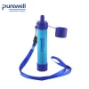 Survival Personal Water Filter Straw 0.01 Micron UF Membrane Filter Life 1500L Straw Portable Filter