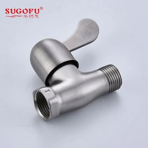 SUS304 Stainless steel straight-through flat dial angle valve