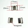 Swimwear Metal 20mm Bra front Clasp Closure with magnet for lingerie swimwear accessories