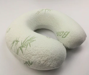 SZPLH Popular and high quality bamboo travel memory foam neck pillow