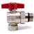 Import T423 High quality Factory bsp Thread 1/2&quot; connection forged hydraulic valves brass angle seat ball valve from China