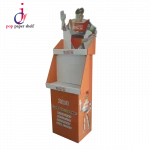 Tableware porcelain floor display cardboard rack High capacity display rack Environmental cardboard display rack