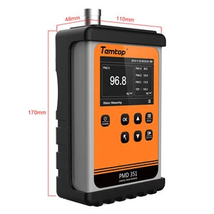 Temtop PMD 351 Handheld Particle Counter Professional Aerosol Mass Monitor PM2.5 Air Quality Monitor Dust Meter
