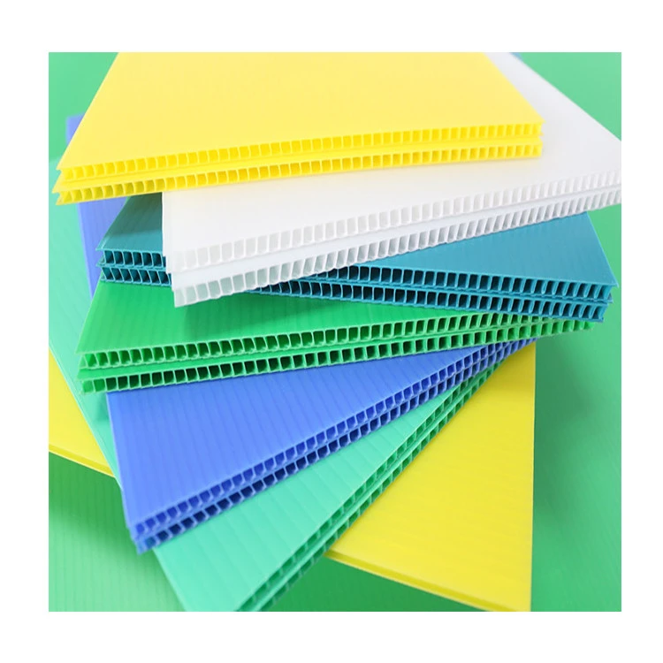 Thermocol Thin Printing 4X8 White Clear Bulk Pp Corrugated Plastic wall Panel Coroplast Folding Poly Board Sheet