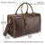 Import TIDING DropShipping Mens Brown Retro Handcrafted Real Leather Weekender Bag Cow Crazy Horse Leather Duffel Travel Bag from China