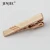 Import TL1123 Designer short style custom striped engraving copper tie clip pin for men from China