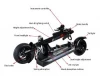 Top quality scooter accessories m365 4000w ride on