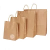 Top Quality shipping Handle Brown Kraft Paper Bags