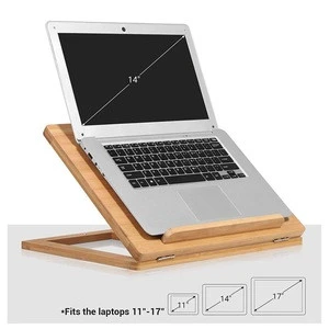 Totally Bamboo Cook Book Stand Foldable Tablet Stand Desktop Smart Phone Holder Adjustable Laptop Stand