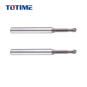 TOTIME(J-Series) 2 flutes long neck carbide end milling cutter for Aluminum