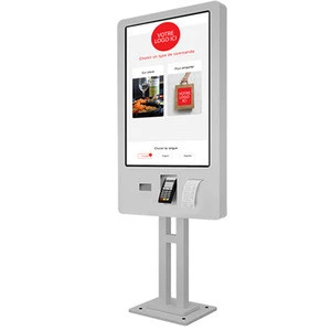 Touchscreen Outdoor Cash Register Terminal Kiosks Machine Self Checkout Ordering Service Touch Screen Bill Payment Kiosk