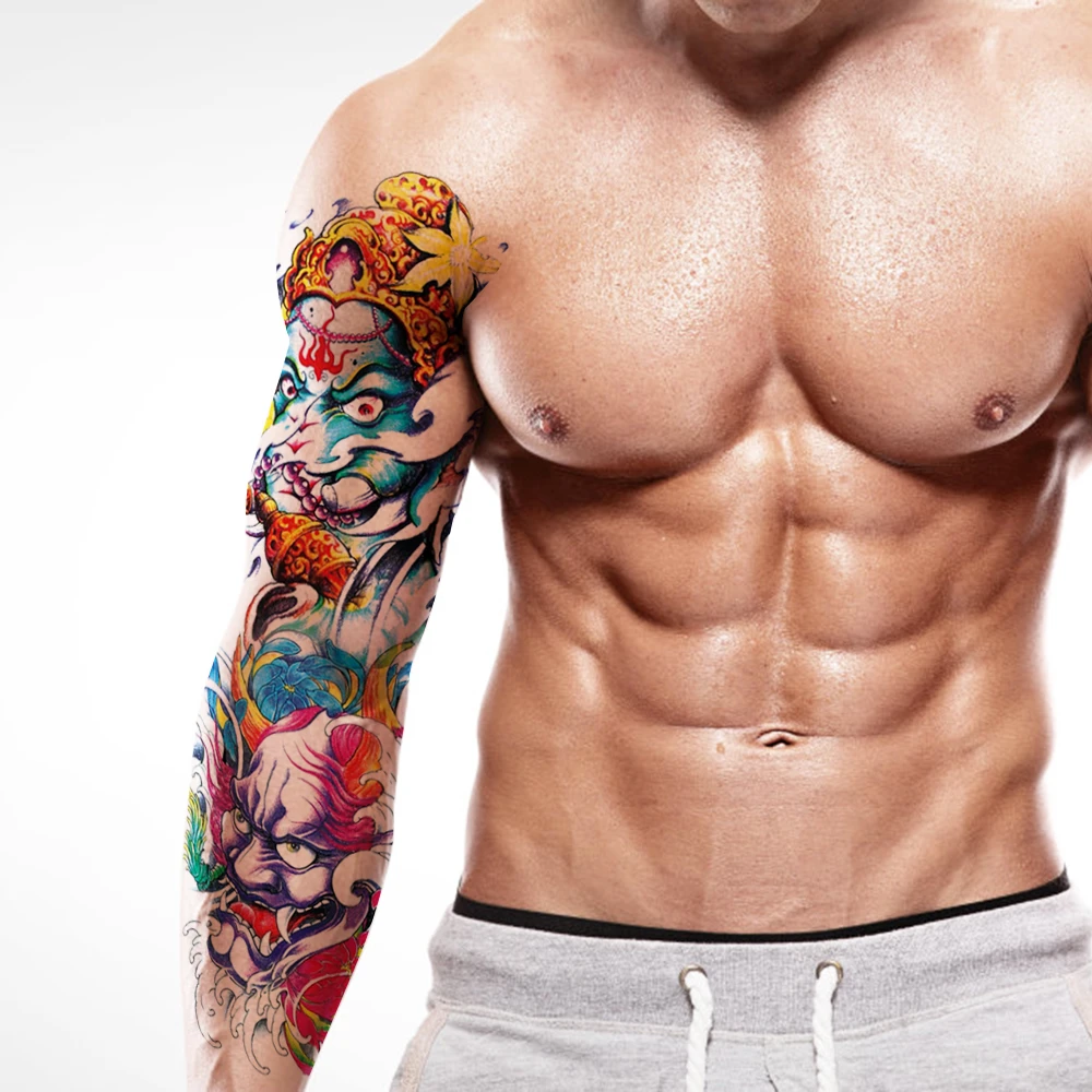 TQB 2020 New Design Tattoo Stickers Body Paint Waterproof Fashion Autocollant De Tatouage For Men