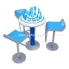 Trade show exhibition Advertising Customized pop up stand display rack for Cosmetic Polish Nail display standee booth shelf