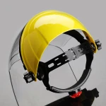 Transparent Designer Protective Full Face Shield With Glasses