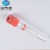 Import Transparent glass pet manufacturers blood test tube with red color top from China