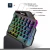 Import Travelcool V100 Gaming Keyboard and Mouse Wired Mechanical Rainbow Mini Half Keyboard Support Wrist Rest USB Wired Mouse from China
