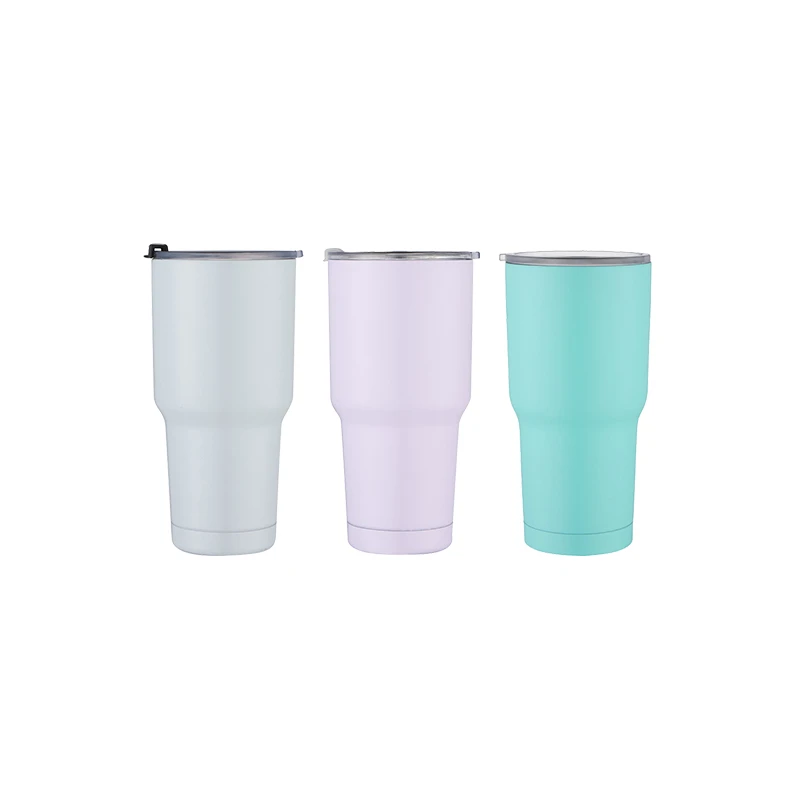 tumblers stainless steel vacuum insulated  cups with  straws  vacuum flasks manufacturers