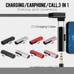 Type C to 3.5mm Adapter Audio Cable Headphone Converter 2 in 1 Multimedia Gold Support Charging&listening Music NSC-AC-011 Stock