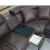 Import U shape modern living room furniture genuine leather lawson sofa set from China