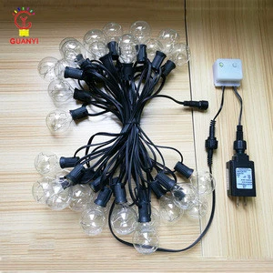 UL Waterproof 30L Remote Control Twinkle Glory G40 LED fairy light String for Decoration
