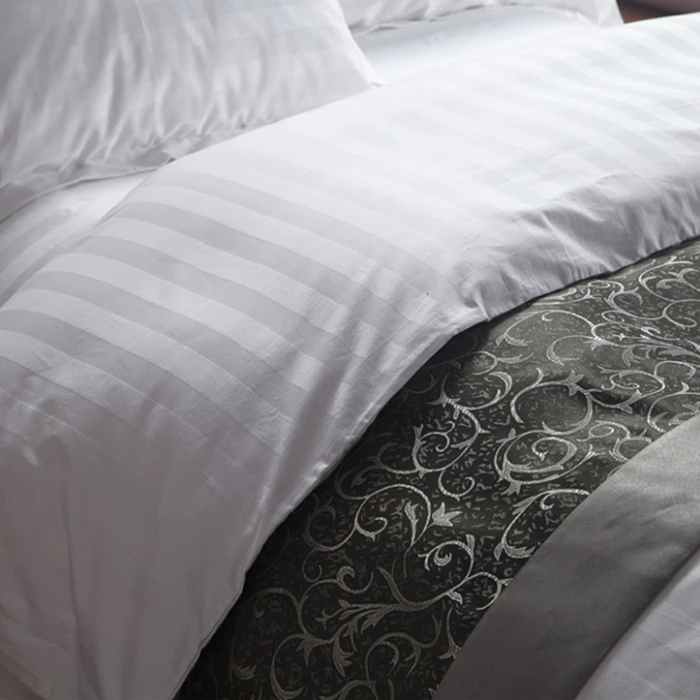 Ulinen Hotel Cheap Bedsheet Bedding Set 4 piece Full Size From Guangzhou Factory