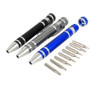 Unionpromo Cheap 8-in-1 Pen Shaped Pocket Screwdriver Set With Small MOQ